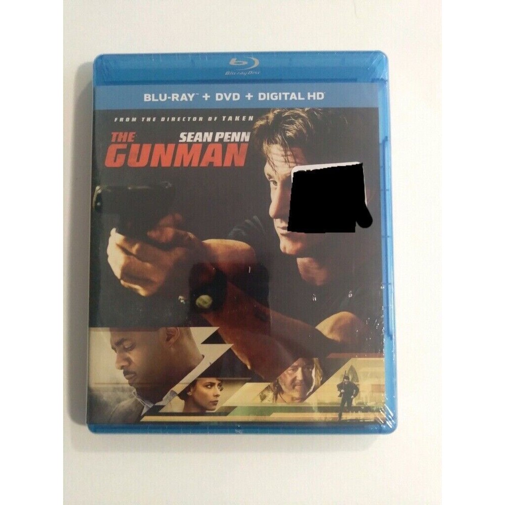 THE GUNMAN New Sealed Blu-ray + DVD Sean Penn